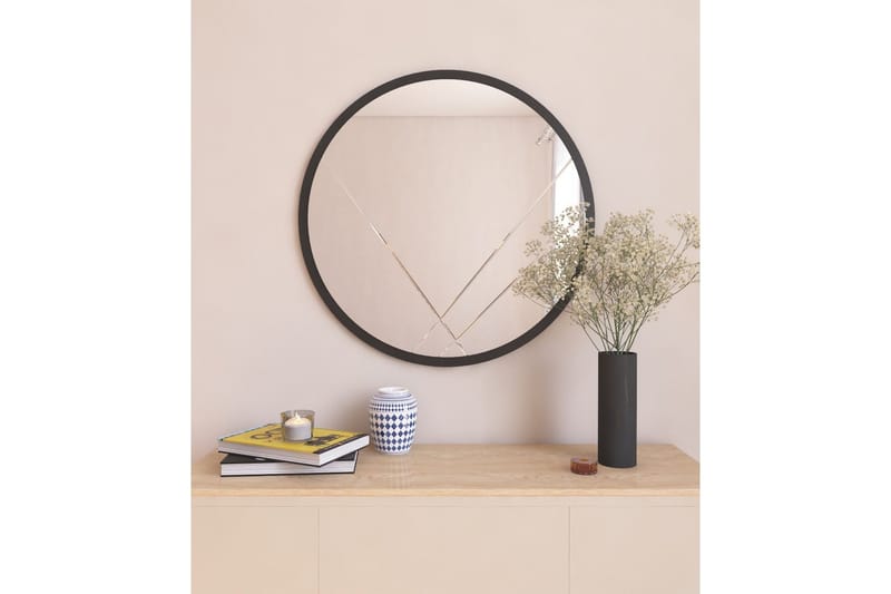 Sada Speil 60 cm Rektangulær - Svart - Innredning - Speil - Veggspeil