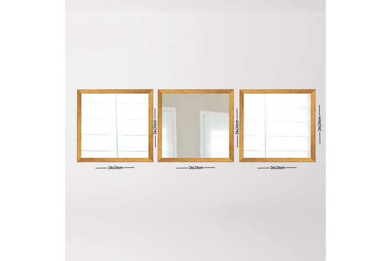 Sarata Speil 5 Deler - Innredning - Speil - Veggspeil