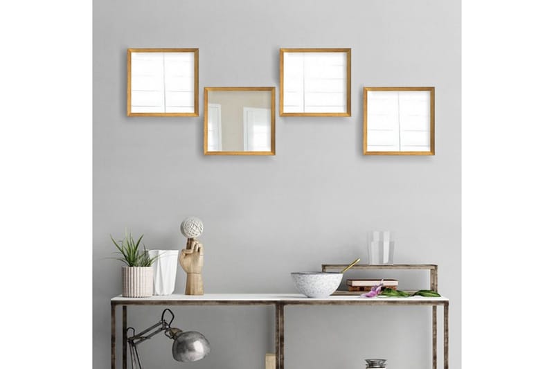 Sarata Speil - Gull/Sølv - Innredning - Speil - Veggspeil