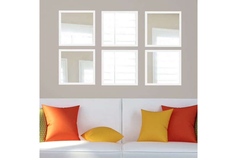 Sarata Speil - Hvit/Sølv - Innredning - Speil - Veggspeil