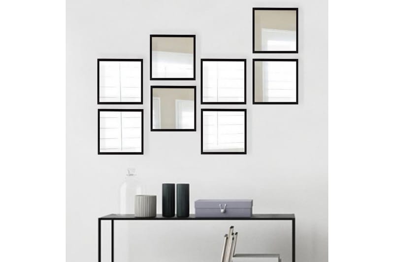 Sarata Speil - Sølv/Svart - Innredning - Speil - Veggspeil