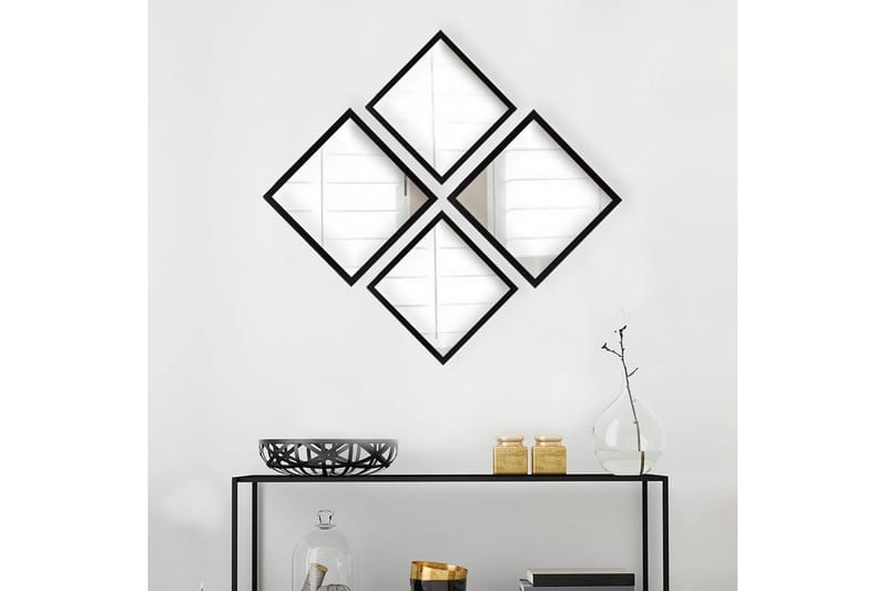 Sarata Speil - Sølv/Svart - Innredning - Speil - Veggspeil