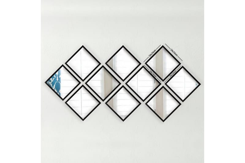 Sarata Speil - Sølv/Svart - Innredning - Speil - Veggspeil