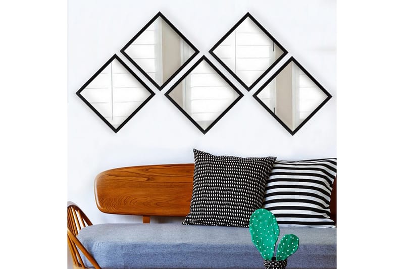 Sarata Speil - Sølv/Svart - Innredning - Speil - Veggspeil