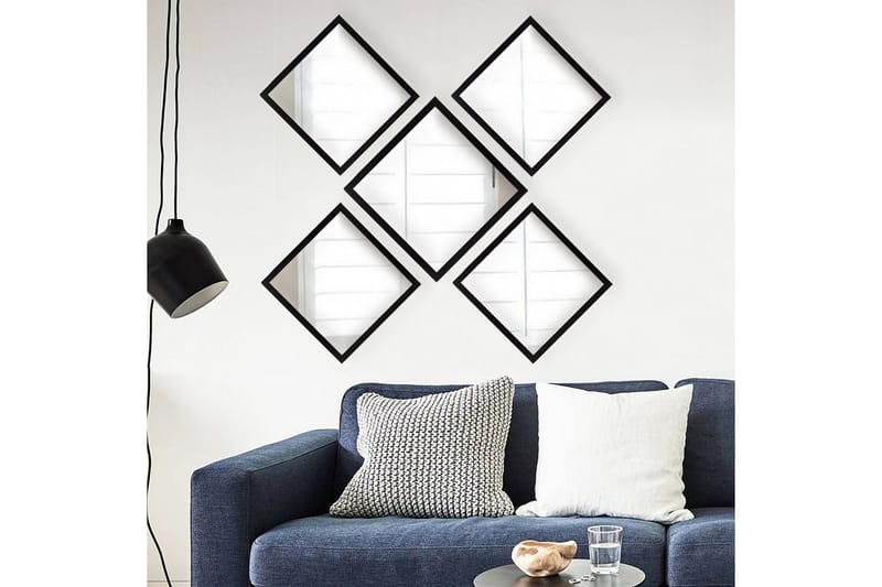 Sarata Speil - Sølv/Svart - Innredning - Speil - Veggspeil