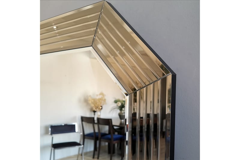 Sherald Dekorasjonsspeil 60 cm - Bronse - Innredning - Speil - Veggspeil