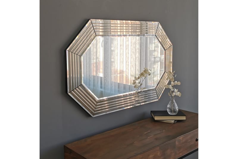 Sherald Dekorasjonsspeil 60 cm - Bronse - Innredning - Speil - Veggspeil