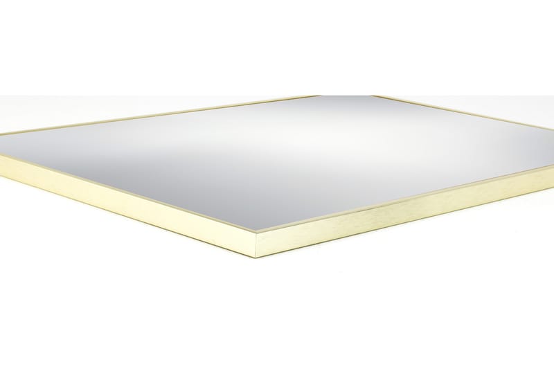 Slim Speil 40x80 cm - Gull/Aluminium - Innredning - Speil - Veggspeil