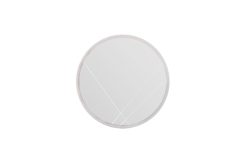 Smooth Speil 60 cm Rund - Hvit - Innredning - Speil - Veggspeil