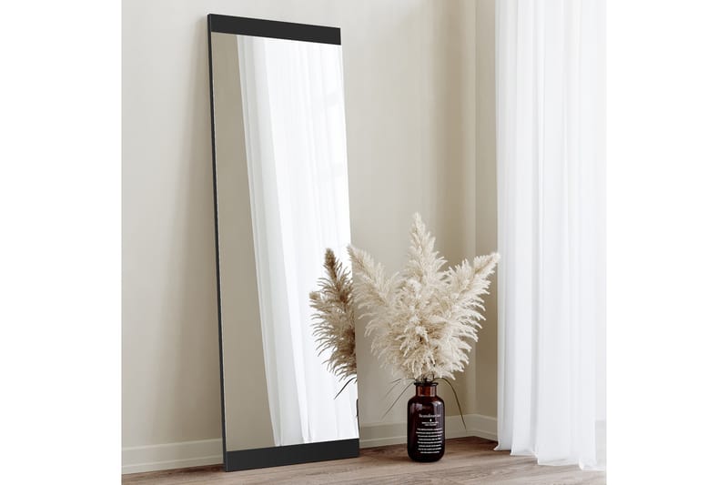 Speil 40x120 cm - Svart - Veggspeil - Gangspeil