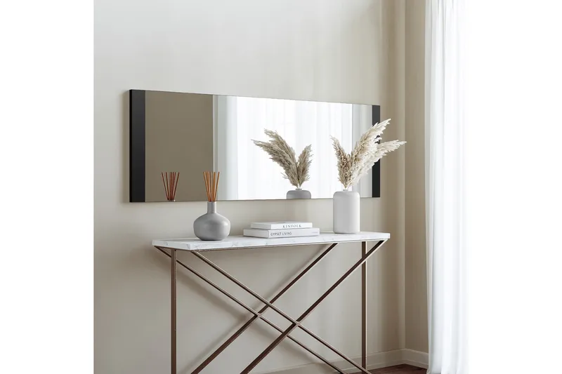 Speil 40x120 cm - Svart - Innredning - Speil - Veggspeil