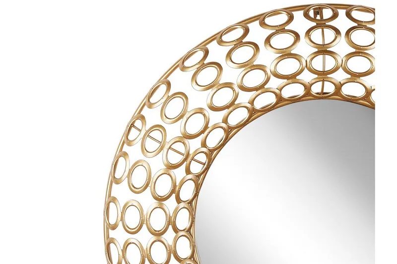 Speil 80 cm gull BOURDON - Gull - Innredning - Speil - Veggspeil