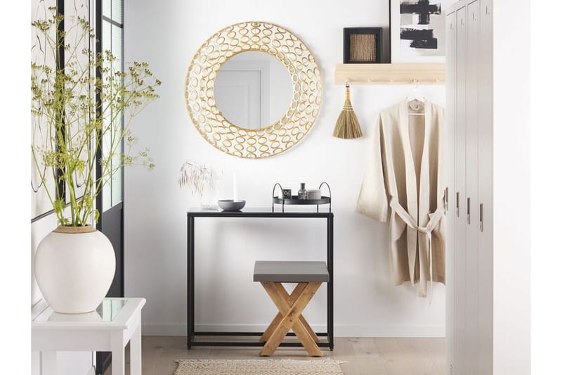 Speil 80 cm gull BOURDON - Gull - Innredning - Speil - Veggspeil