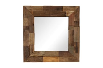 Speil gjenvunnet heltre 50x50 cm - Innredning - Speil - Veggspeil