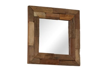 Speil gjenvunnet heltre 50x50 cm - Innredning - Speil - Veggspeil