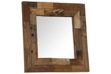 Speil gjenvunnet heltre 50x50 cm - Innredning - Speil - Veggspeil