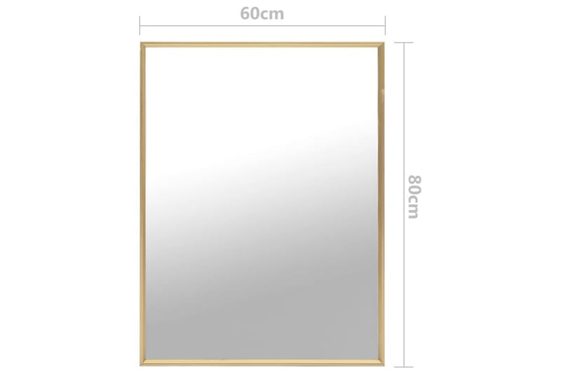 Speil gull 80x60 cm - Gull - Innredning - Speil - Veggspeil