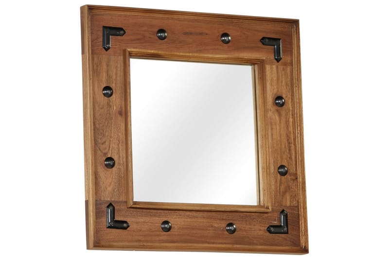 Speil heltre akasie 50x50 cm - Innredning - Speil - Veggspeil