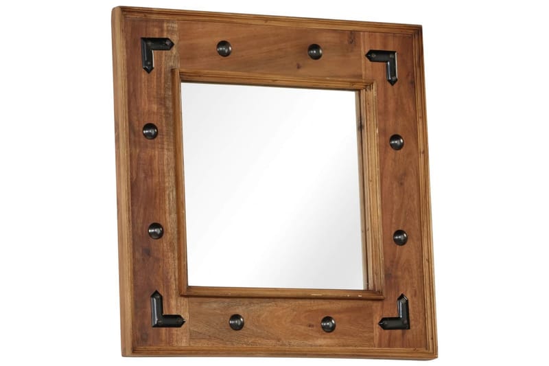 Speil heltre akasie 50x50 cm - Innredning - Speil - Veggspeil