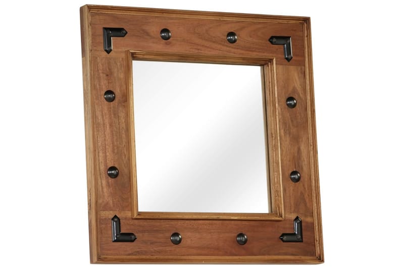 Speil heltre akasie 50x50 cm - Innredning - Speil - Veggspeil