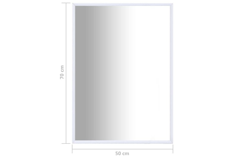 Speil hvit 70x50 cm - Hvit - Innredning - Speil - Veggspeil