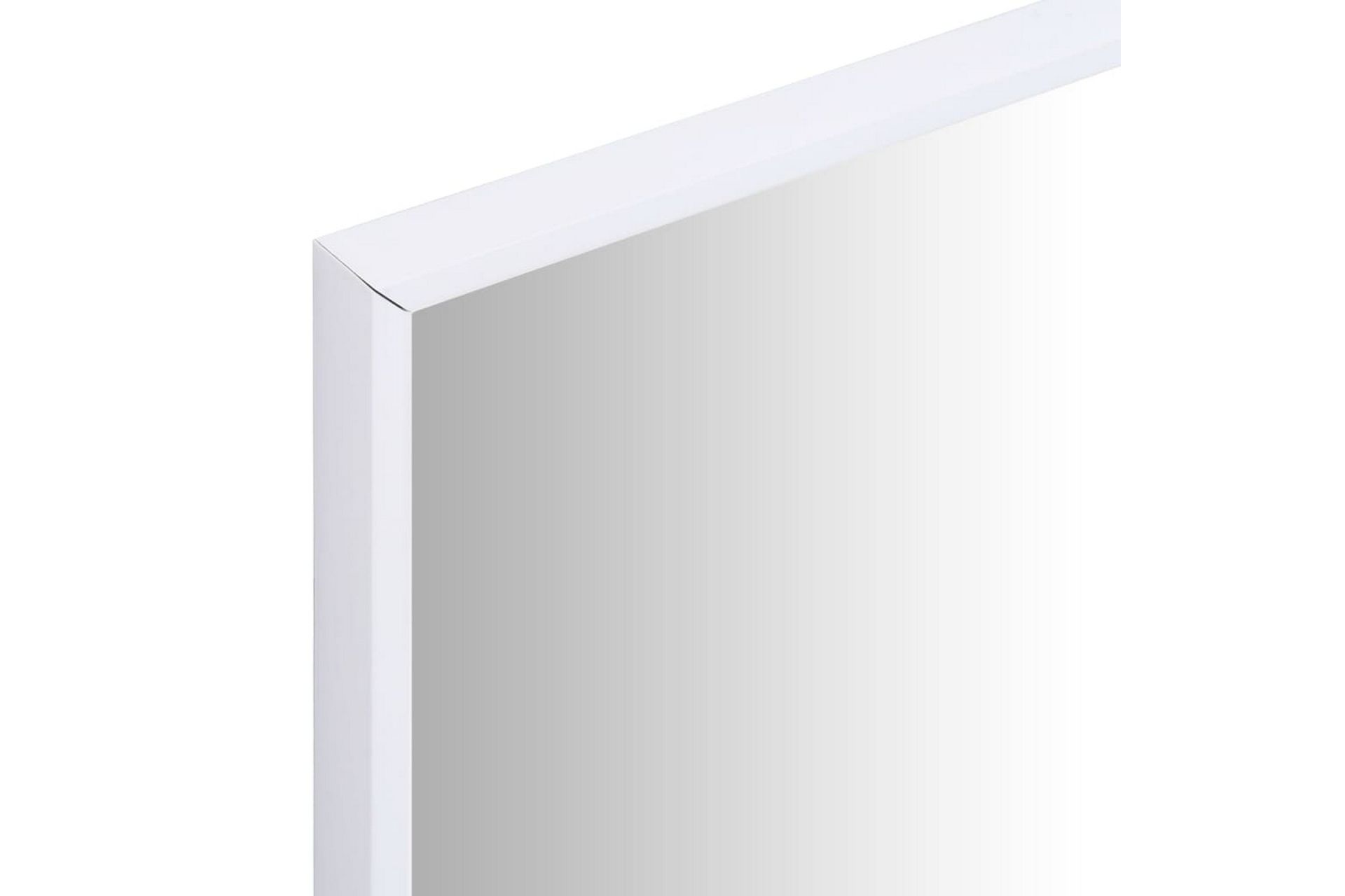 Speil hvit 80x60 cm - Hvit - Innredning - Speil - Veggspeil