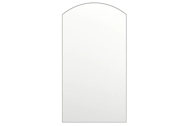 Speil med LED-lys 90x45 cm glass oval - Silver - Innredning - Speil - Veggspeil