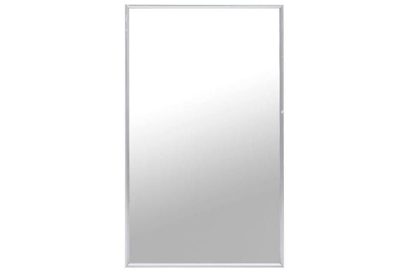 Speil sølv 100x60 cm - Silver - Innredning - Speil - Veggspeil