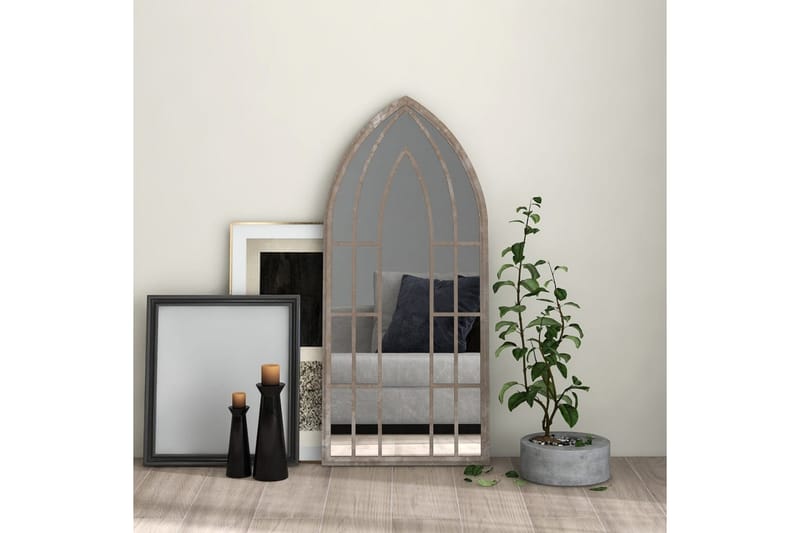 Speil sand 100x45 cm for innendørs bruk jern - Krem - Innredning - Speil - Veggspeil