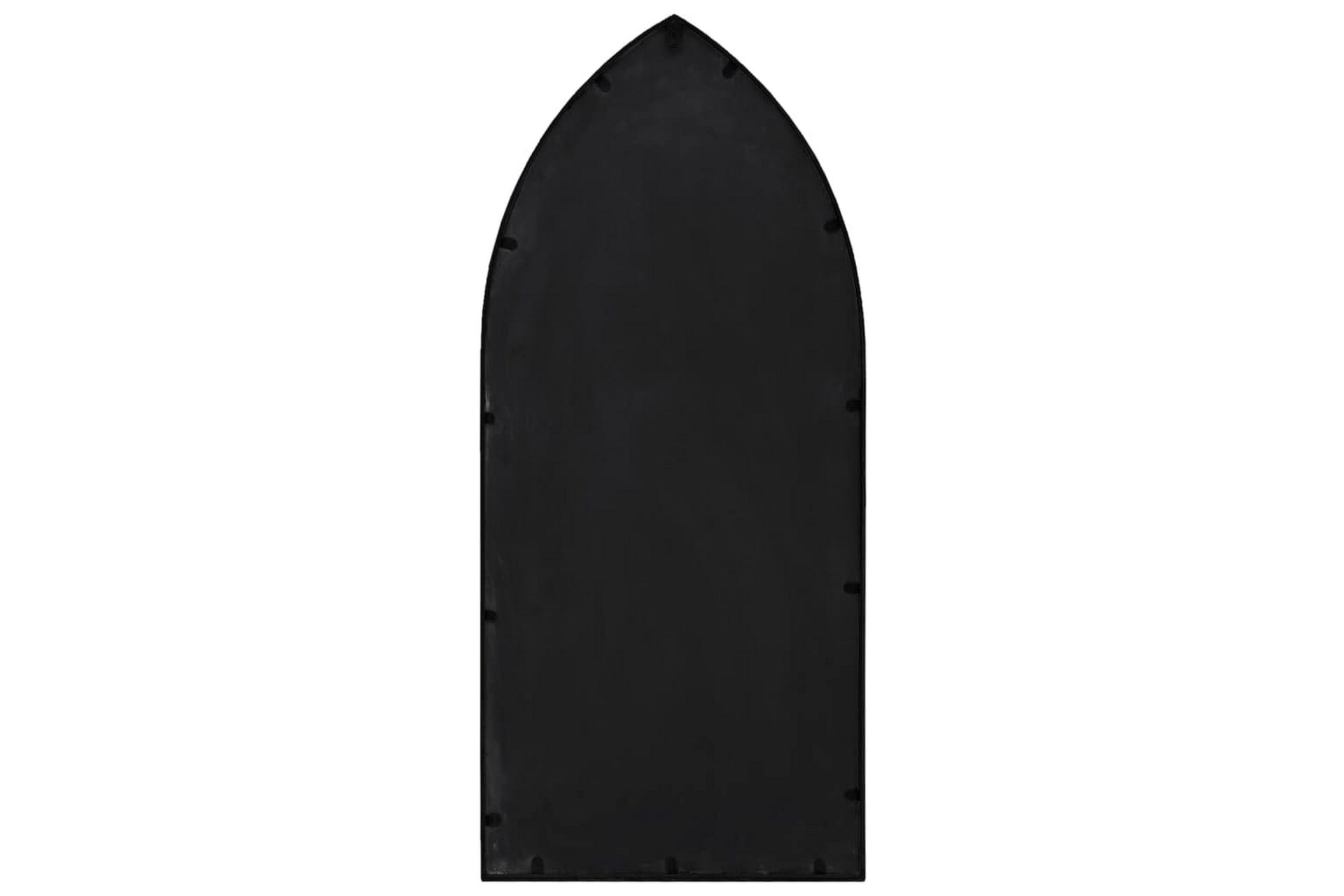 Speil svart 70x30 cm for innendørs bruk jern - Svart - Innredning - Speil - Veggspeil