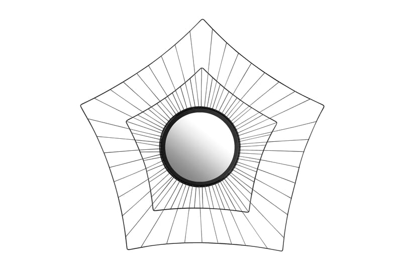 Star Speil - Svart - Veggspeil - Gangspeil