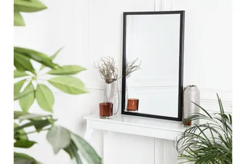 Thida Speil 60x90 cm - Svart - Innredning - Speil - Veggspeil