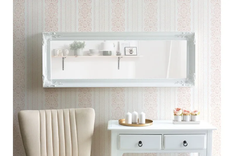 Vars Speil 51 cm - Hvit - Innredning - Speil - Veggspeil