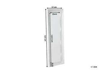 Vars Speil 51 cm - Hvit - Innredning - Speil - Veggspeil