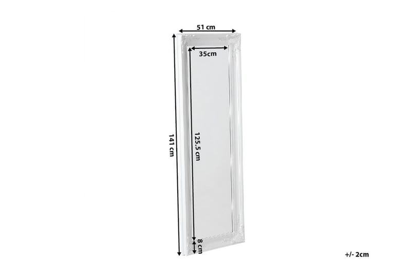 Vars Speil 51 cm - Hvit - Innredning - Speil - Veggspeil