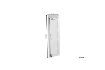 Vars Speil 51 cm - Hvit - Innredning - Speil - Veggspeil
