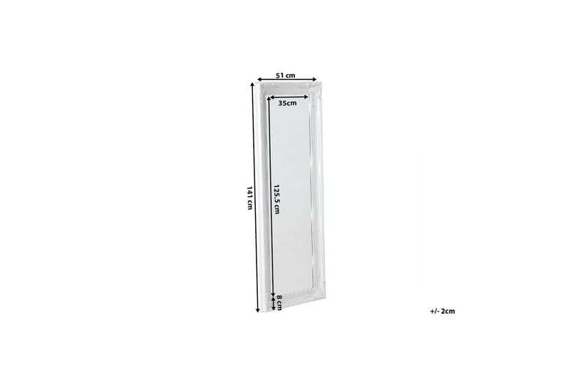 Vars Speil 51 cm - Hvit - Innredning - Speil - Veggspeil