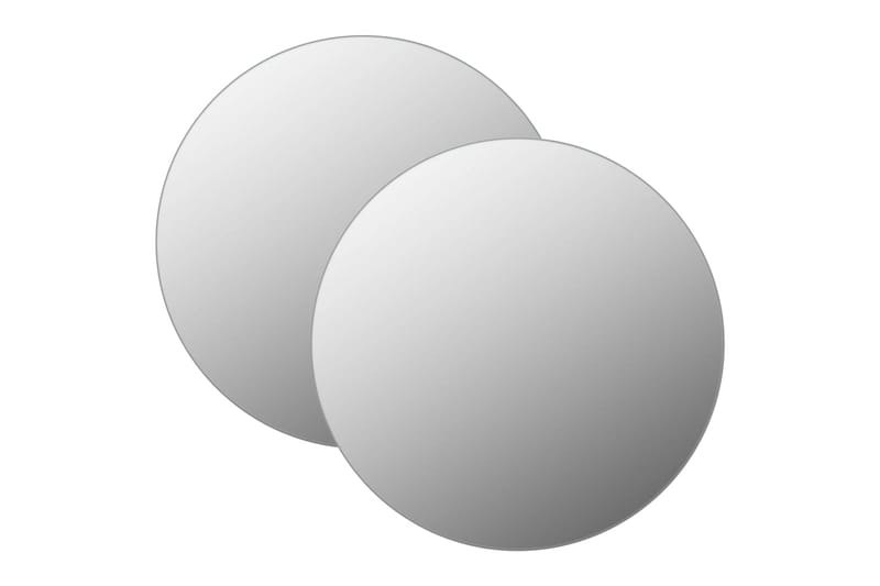 Veggspeil 2 stk 40 cm rundt glass - Innredning - Speil - Veggspeil