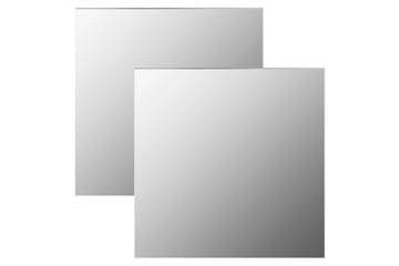 Veggspeil 2 stk 50x50 cm firkantet glass - Innredning - Speil - Veggspeil