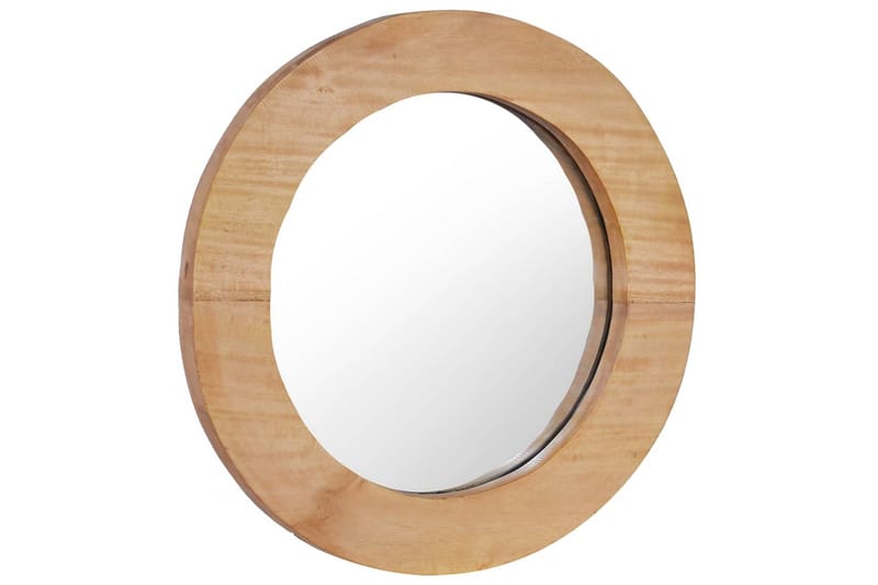Veggspeil 40 cm teak rund - Brun - Innredning - Speil - Veggspeil