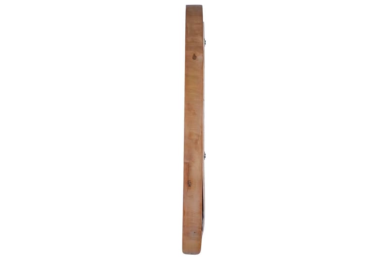 Veggspeil 40 cm teak rund - Brun - Innredning - Speil - Veggspeil