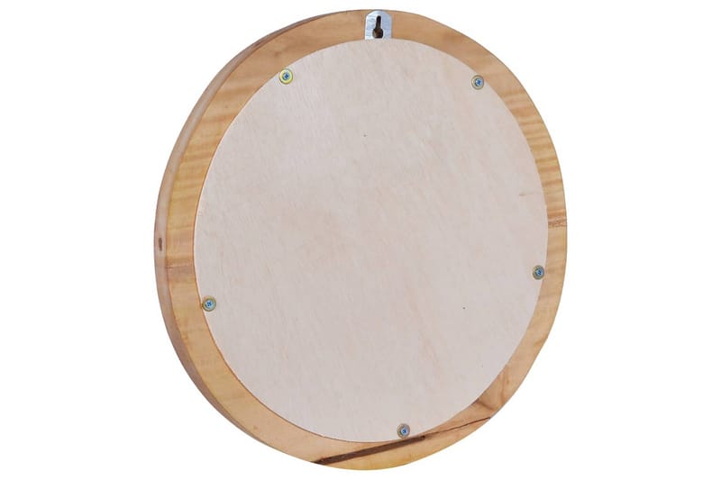 Veggspeil 40 cm teak rund - Brun - Innredning - Speil - Veggspeil