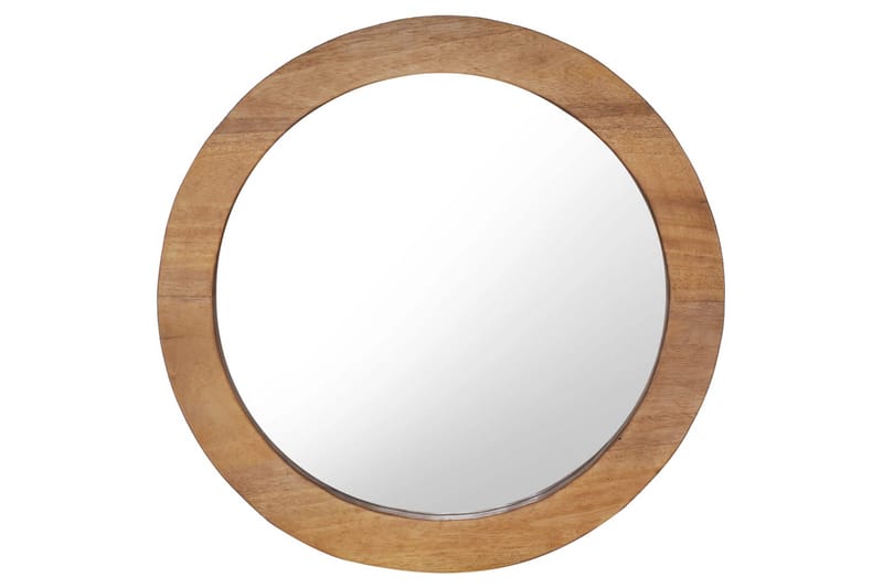 Veggspeil 60 cm teak rund - Brun - Innredning - Speil - Veggspeil