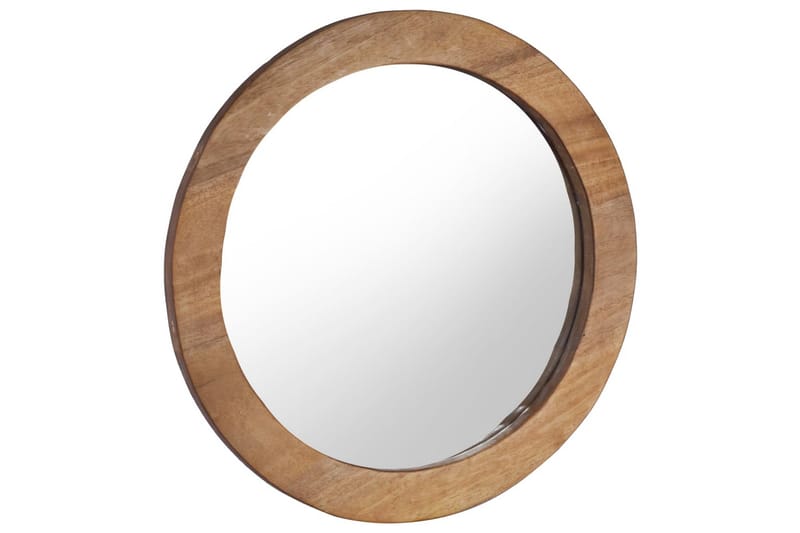 Veggspeil 60 cm teak rund - Brun - Innredning - Speil - Veggspeil