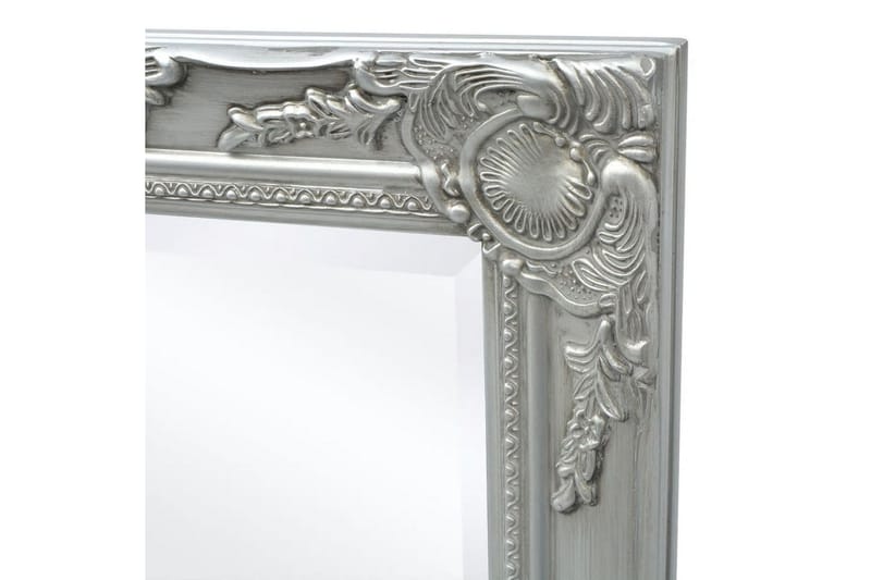 Veggspeil Barokkstil 100x50 cm Sølv - Veggspeil - Gangspeil