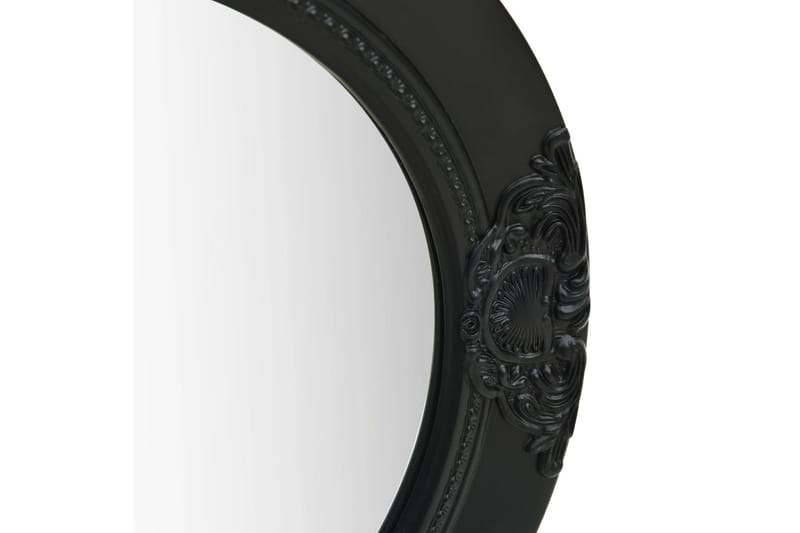 Veggspeil barokkstil 50 cm svart - Veggspeil - Gangspeil