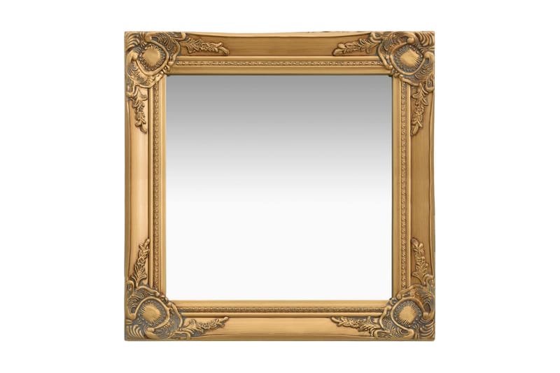 Veggspeil barokkstil 50x50 cm gold - Innredning - Speil - Veggspeil