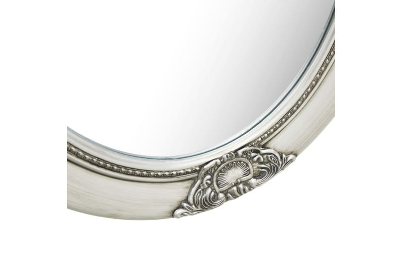 Veggspeil barokkstil 50x60 cm sølv - Veggspeil - Gangspeil