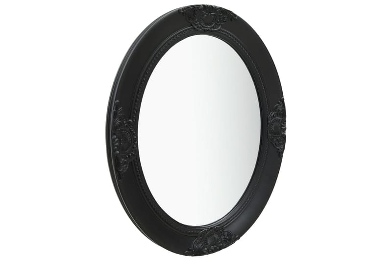Veggspeil barokkstil 50x60 cm svart - Innredning - Speil - Veggspeil