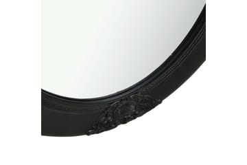 Veggspeil barokkstil 50x60 cm svart - Innredning - Speil - Veggspeil